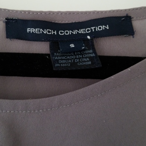 Mixed media long sleeved French Connection shirt - Picture 2 of 4